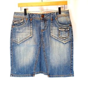 Promod Denim Y2K Style Skirt